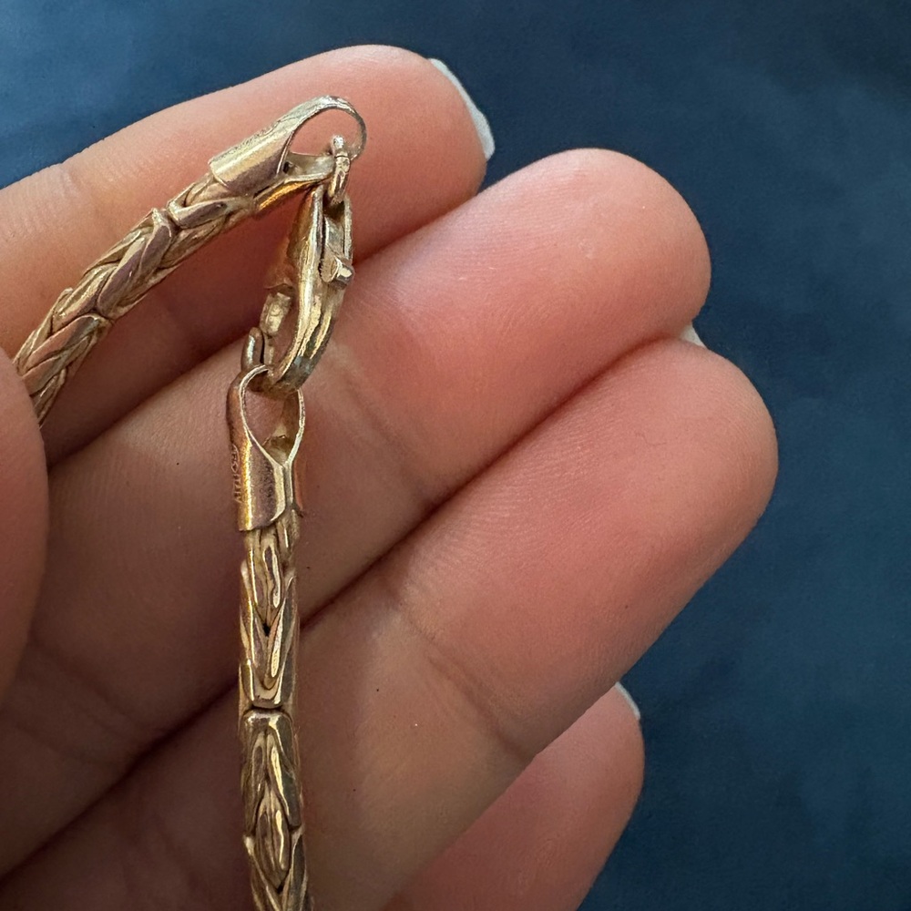 Vintage gold plated necklace. - Picture 6 of 6